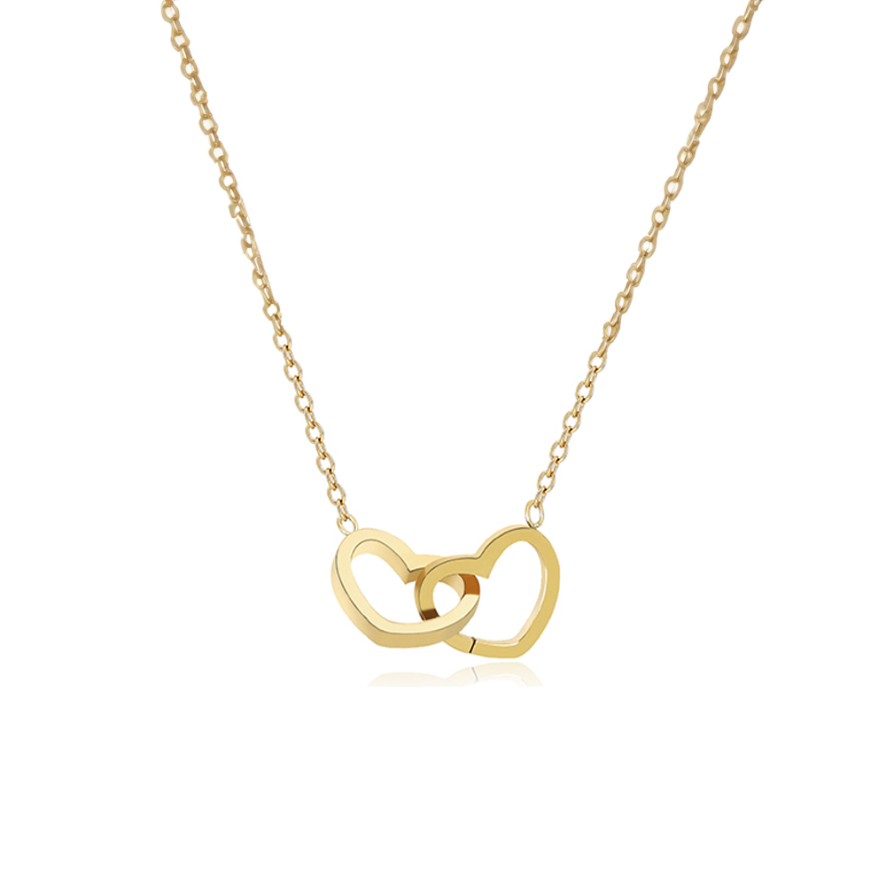 Double Heart Necklace